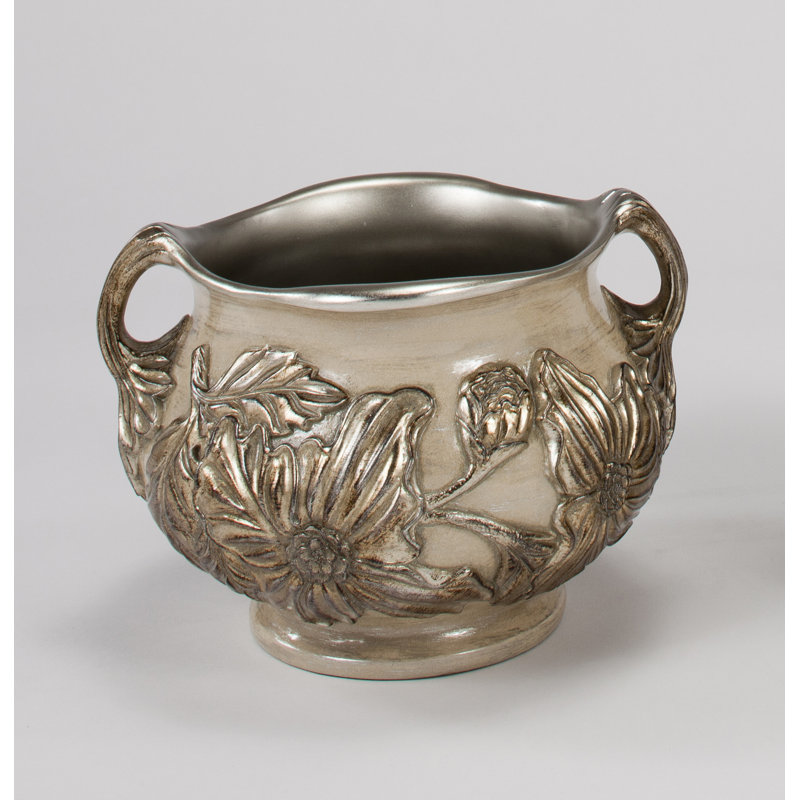 Artmax Plastic Oval Decorative Bowl in Ivory Perigold